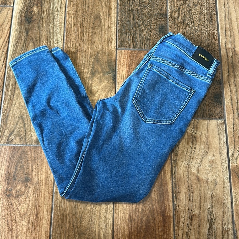 Express High Rise Skinny Jean Sz 2 R
